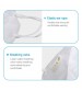 KN95 Protective Face Mask With Filter, 5 Layer Protection Mask, Three Dimensional Breathing, 95% Bacterial Filtration Efficiency, FDA Approved, White Color
